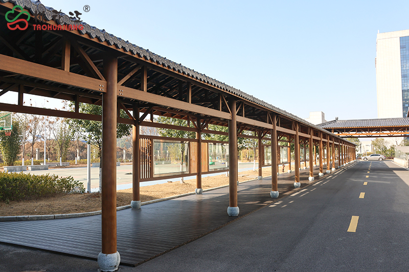 竹裝配式文化連廊 竹裝配式文化連廊