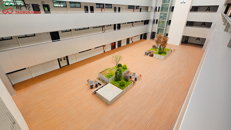 美紋超然竹板鋪裝的平臺 美紋超然竹板鋪裝的平臺