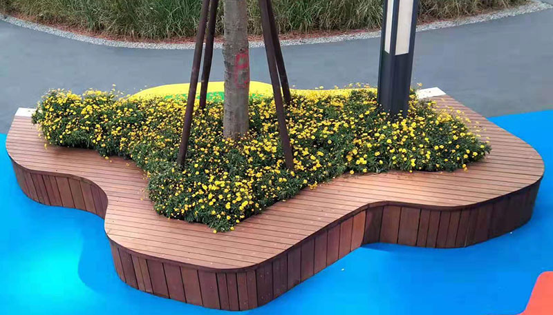 竹木圍樹椅，圍樹凳